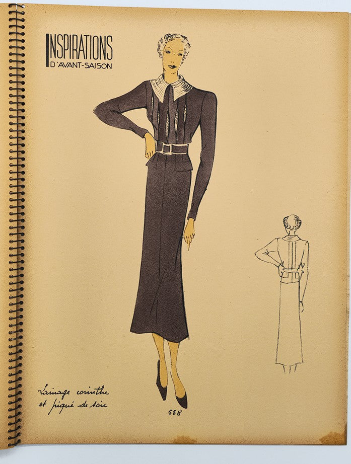 1937 Les Editions Bell Inspirations D'Avant-Saison Haute Couture Brochure