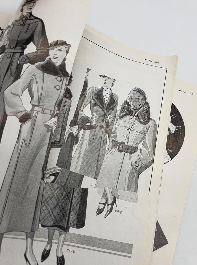 1936 Hiver No. 34 La Mode Feminine Chronique De La Mode