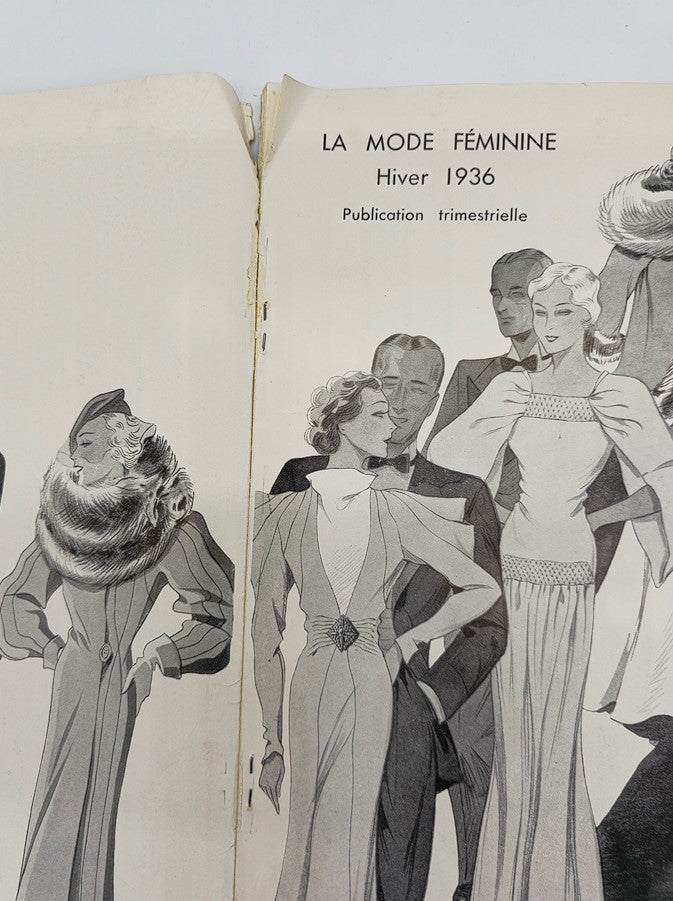 1936 Hiver No. 34 La Mode Feminine Chronique De La Mode