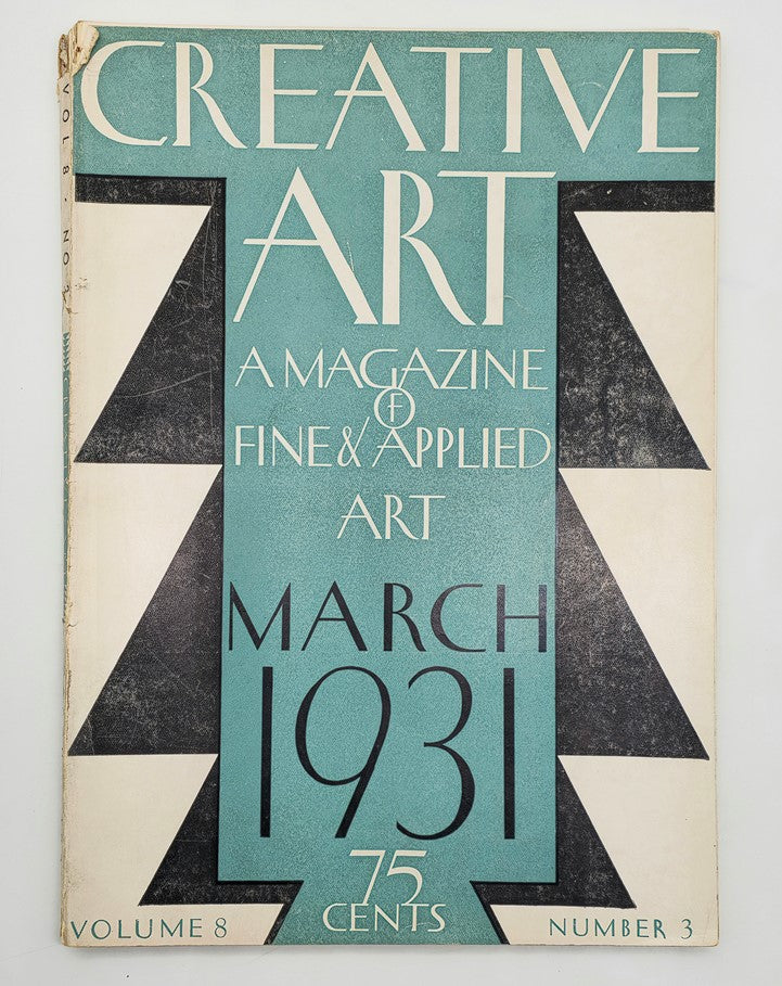 VTG Creative Art Magazine March 1931 The Work of Harold Gilman