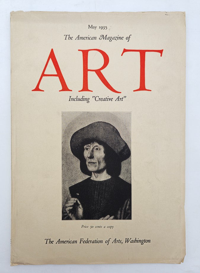 VTG The American Magazine of Art May 1935 Man with a Pink