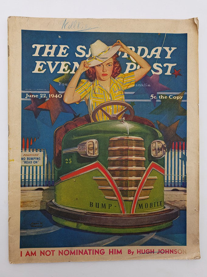 The Saturday Evening Post June 22 1940 I Am Not Nominating Him