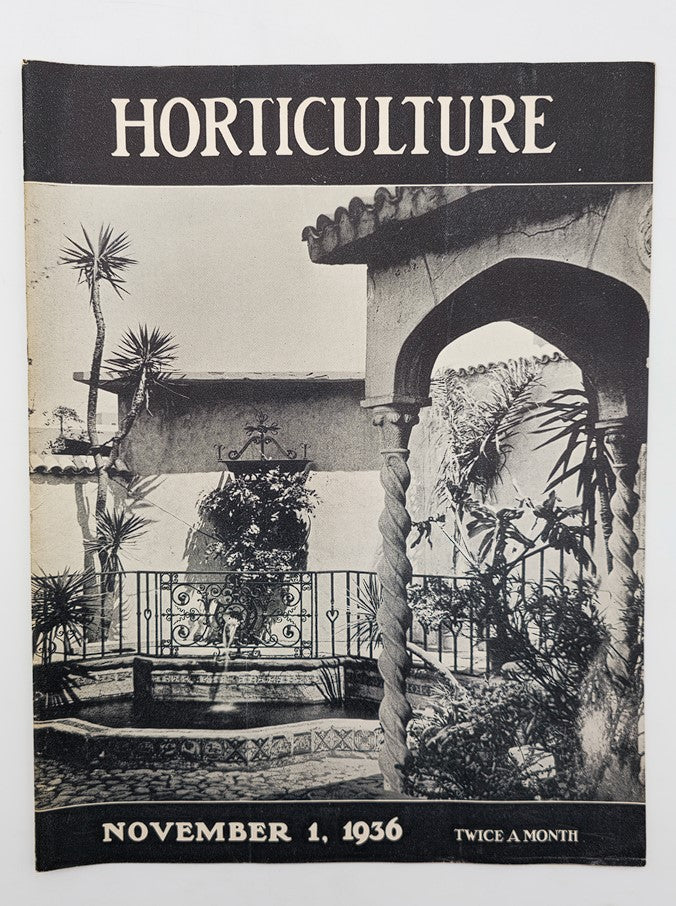 VTG Horticulture Magazine November 1 1936 Garden and Table Herbs