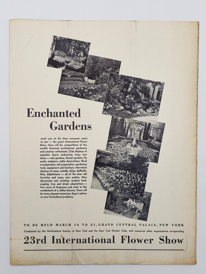 VTG Horticulture Magazine March 1 1936 Alder Catkins Cover