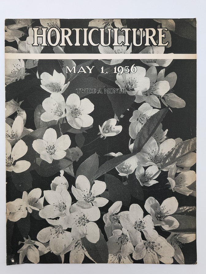 VTG Horticulture Magazine May 1 1936 Flowering Crabapples