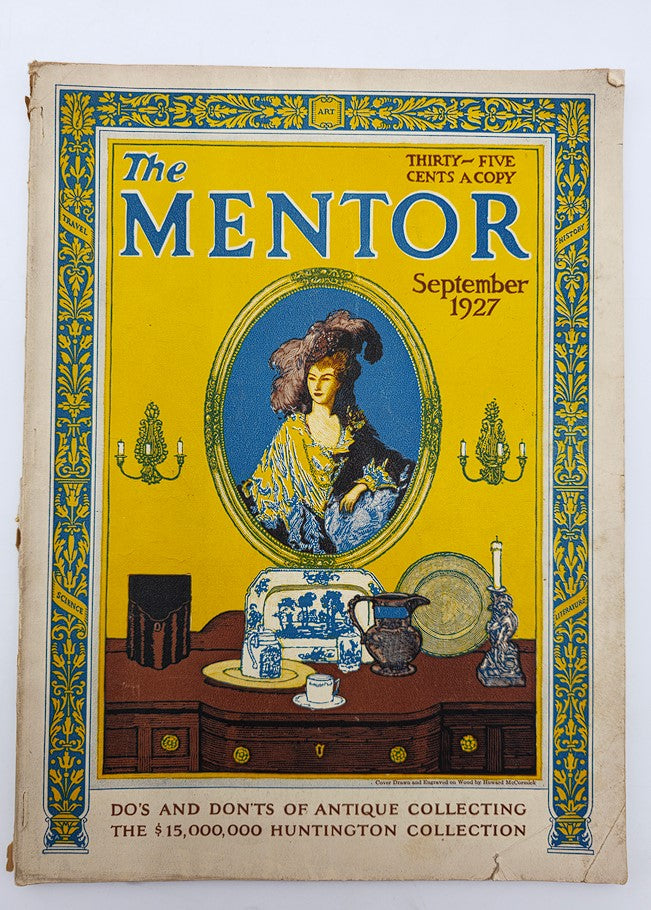 VTG The Mentor Magazine September 1927 Vol 15 #8 Do's & Don'ts Antiques