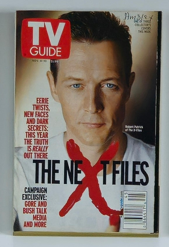 TV Guide Magazine November 4 2000 Robert Patrick Rochester Ed. No Label