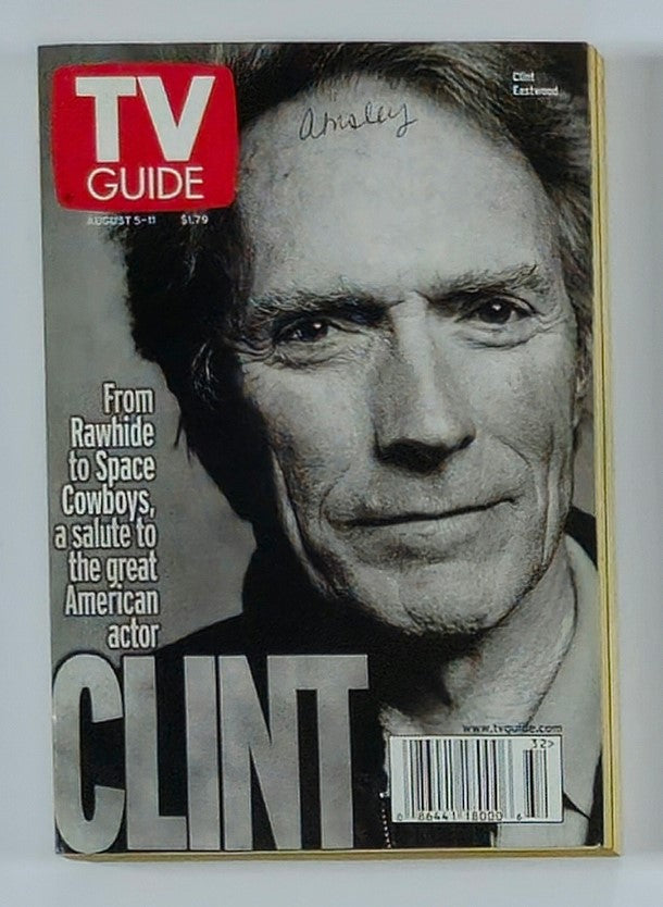 TV Guide Magazine August 5 2000 Clint Eastwood Rochester Ed. No Label