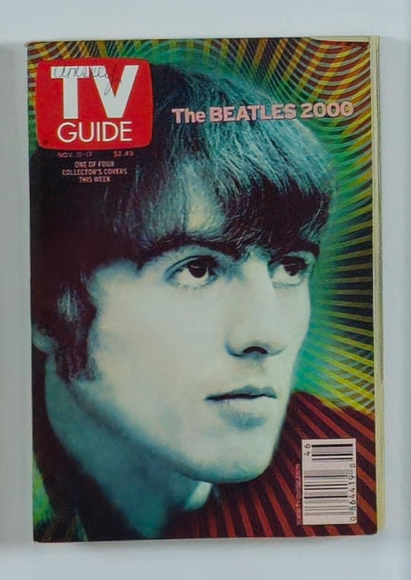 TV Guide Magazine November 11 2000 George Harrison Rochester Ed. No Label