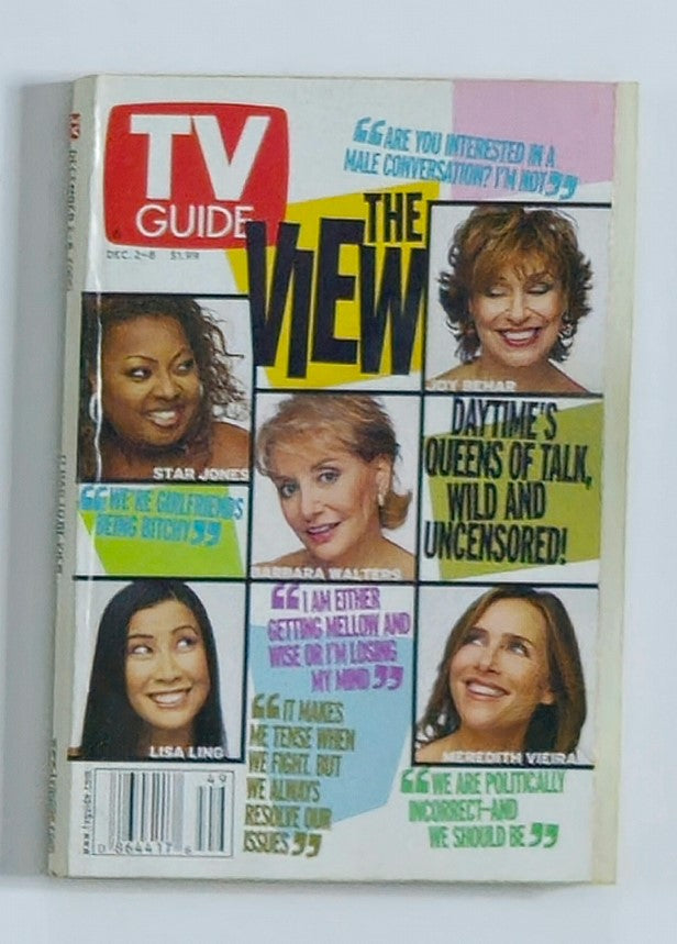 TV Guide Magazine December 2 2000 Barbara Walters Rochester Ed. No Label