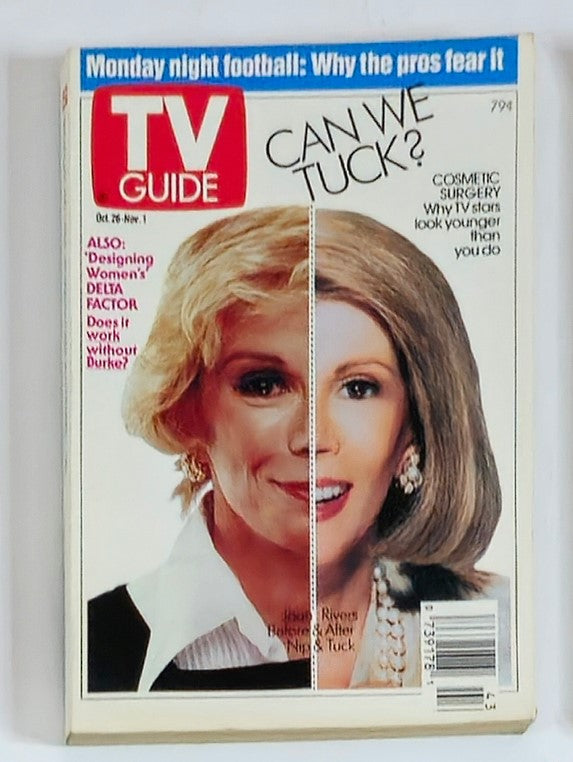 TV Guide Magazine October 26 1991 Joan Rivers Washington-Baltimore Ed. No Label