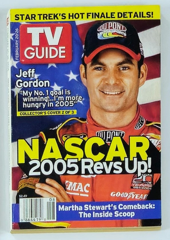 TV Guide Magazine February 20 2005 Jeff Gordon Western NY State Ed. No Label