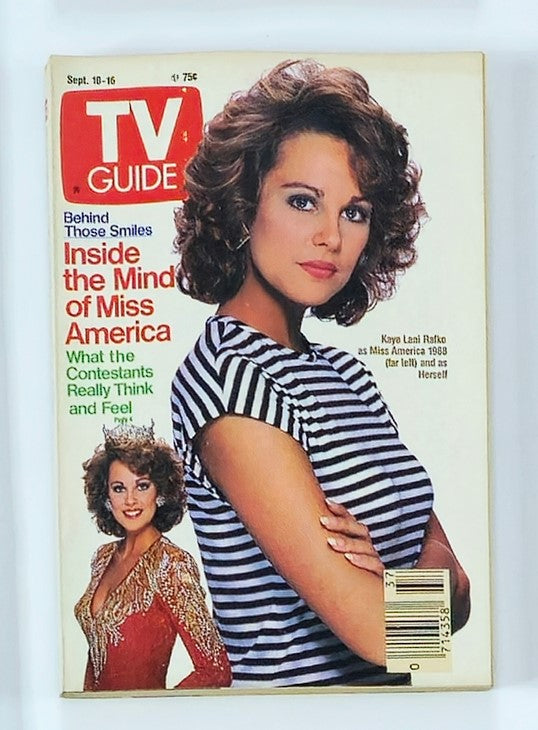 TV Guide Magazine September 10 1988 Kaye Lani Rae Rafk Philadelphia Ed. No Label