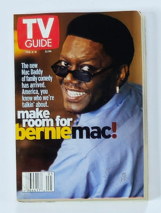 TV Guide Magazine February 2 2002 Bernie Mac Rochester Ed. No Label