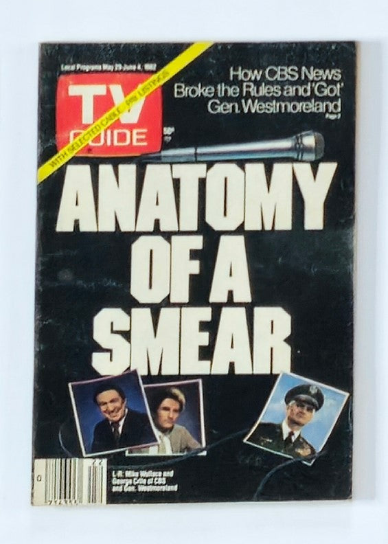 TV Guide Magazine May 29 1982 Mike Wallace & George Crile Rochester Ed. No Label