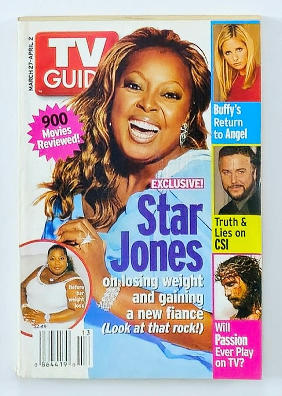 TV Guide Magazine March 27 2004 Star Jones Western NY State Ed. No Label