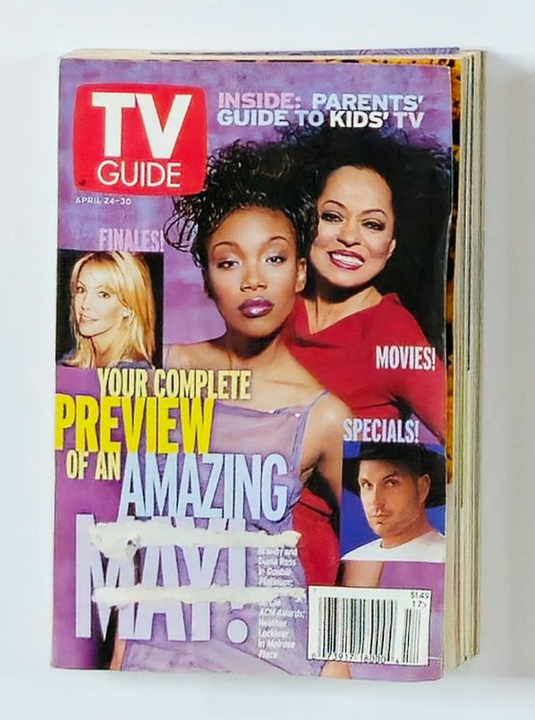 TV Guide Magazine April 24 1999 Brandy, Diana Ross, Garth Brooks NY Metro Ed.