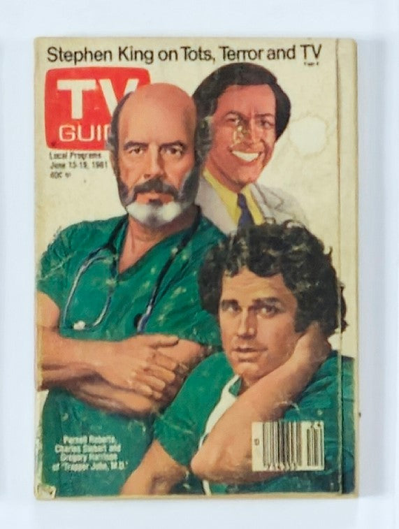 TV Guide Magazine June 13 1981 Pernell Roberts Kentucky Ed. No Label