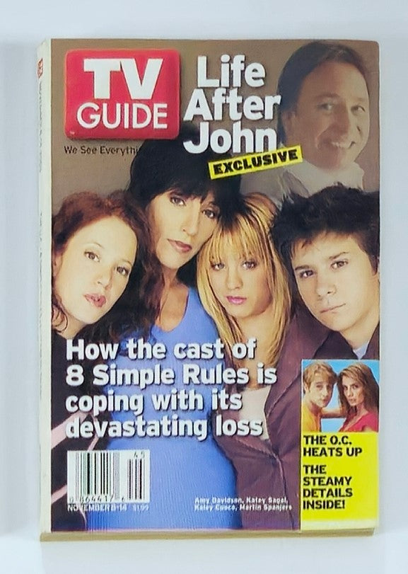 TV Guide Magazine November 8 2003 Amy Davidson Rochester Ed. No Label