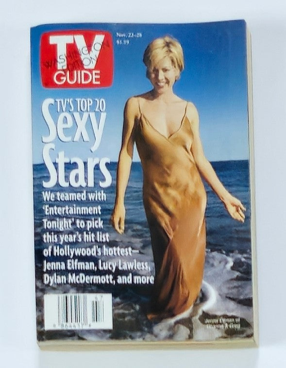 TV Guide Magazine November 22 1997 Jenna Elfman Washington Ed. No Label