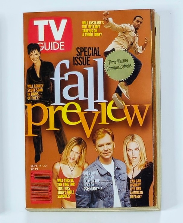 TV Guide Magazine September 14 2002 Ashley Scott Rochester Ed. No Label