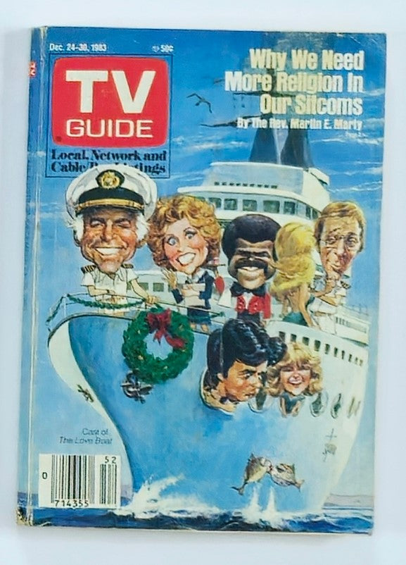 TV Guide Magazine December 24 1983 Love Boat Washington-Baltimore Ed. No Label