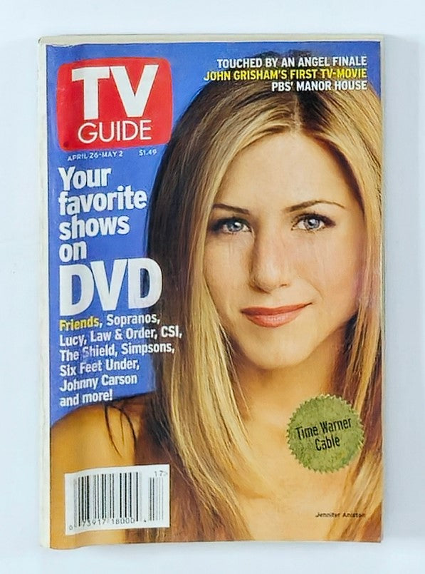 TV Guide Magazine April 26 2003 Jennifer Aniston Rochester Ed. No Label