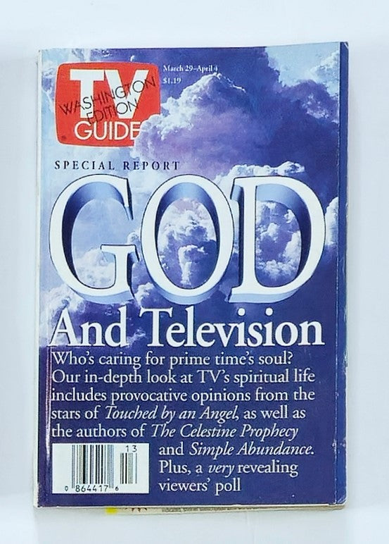 TV Guide Magazine March 29 1997 God and Television Washington Ed. No Label