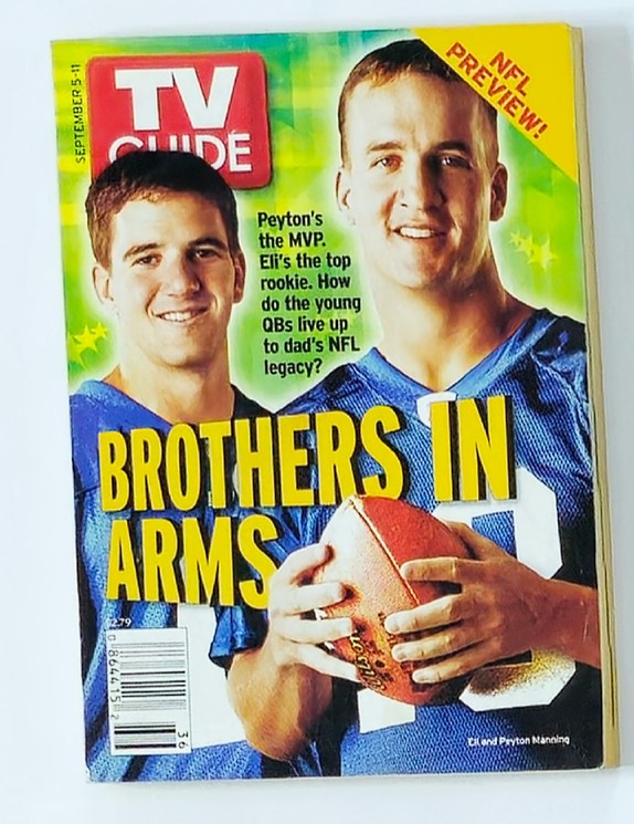 TV Guide Magazine September 5 2004 Peyton & Eli Manning Western NY State Ed.