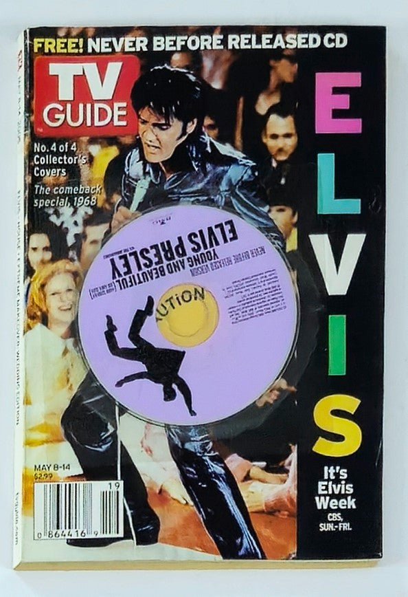 TV Guide Magazine May 8 2005 Elvis Presley w Disc Western NY State Ed. No Label