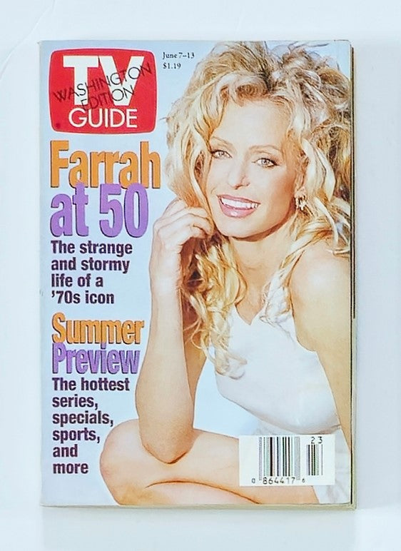 TV Guide Magazine January 7 1997 Farrah Fawcett Washington Ed. No Label