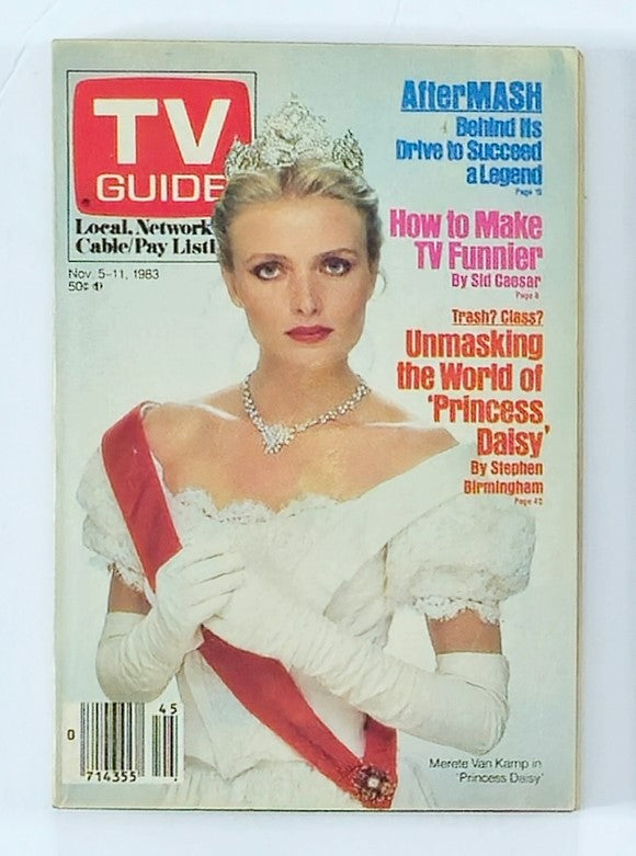 TV Guide Magazine November 5 1983 Merete Kamp Washington-Baltimore Ed. No Label