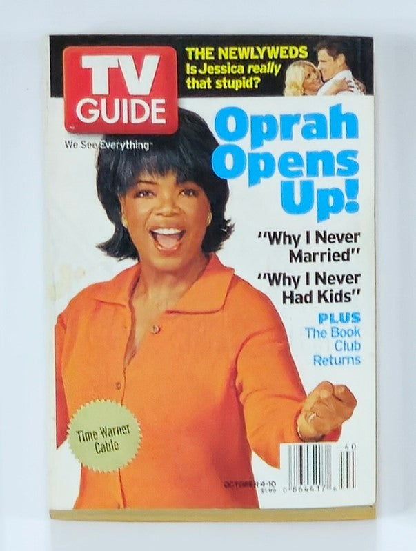 TV Guide Magazine October 4 2003 Oprah Winfrey Rochester Ed. No Label