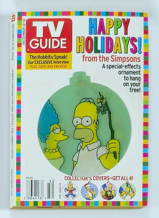 TV Guide Magazine December 12 2004 The Simpsons Western NY State Ed. No Label