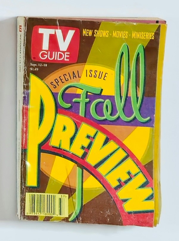 TV Guide Magazine September 12 1991 Fall Preview NY Metro Ed. No Label