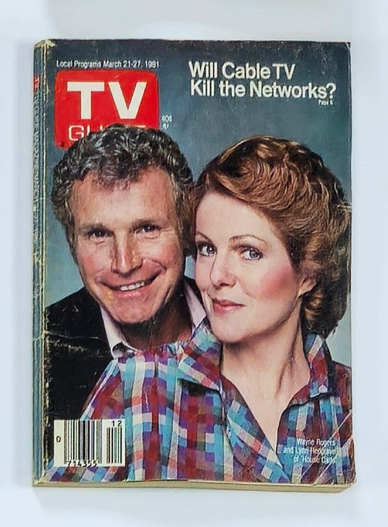 TV Guide Magazine March 21 1981 Wayne Rodgers & Redgrave Kentucky Ed. No Label