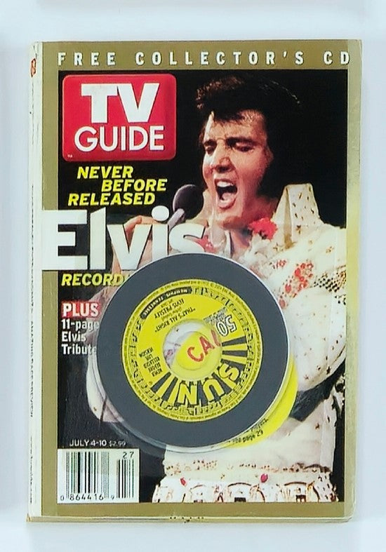 TV Guide Magazine July 4 2004 Elvis Presley Western NY State Ed. No Label