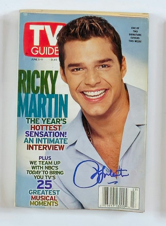 TV Guide Magazine June 5 1999 Ricky Martin NY Metro Ed. No Label