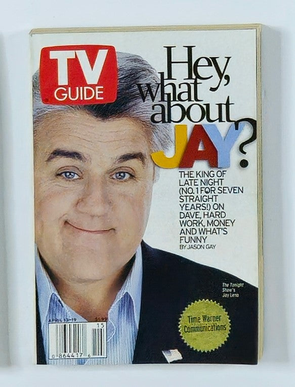 TV Guide Magazine April 13 2002 Jay Leno Rochester Ed. No Label