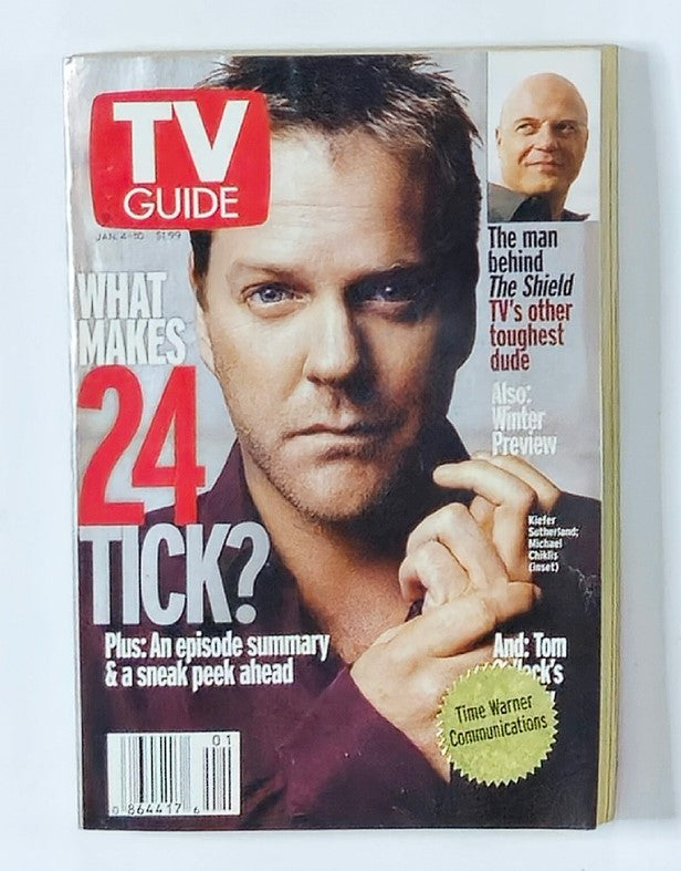 TV Guide Magazine January 4 2003 Kiefer Sutherland Rochester Ed. No Label