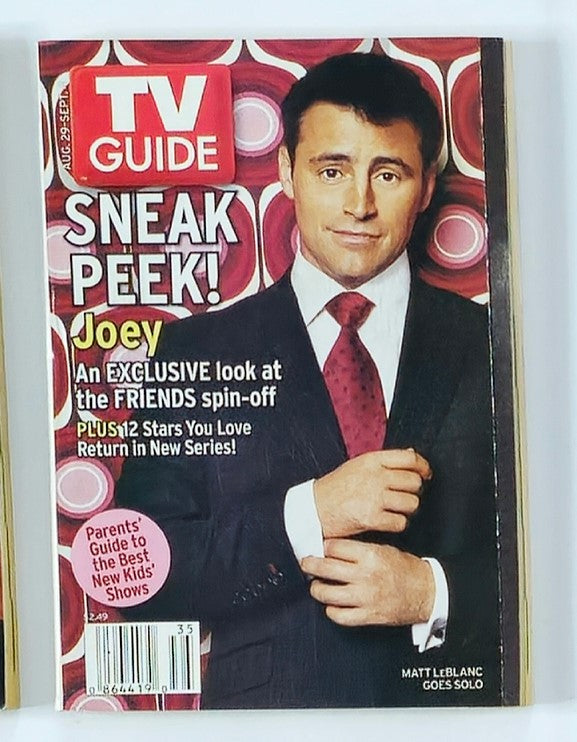 TV Guide Magazine August 29 2004 Matt LeBlanc Western NY State Ed. No Label