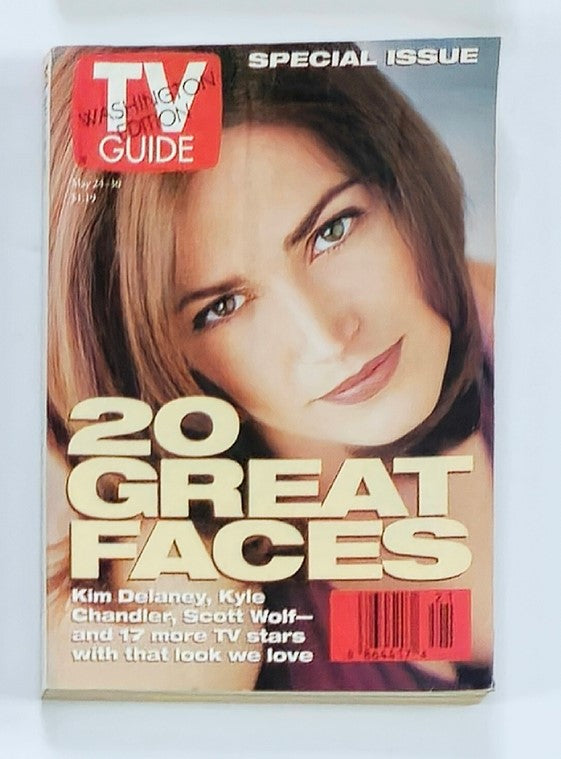 TV Guide Magazine May 24 1997 Kim Delaney Washington Ed. No Label