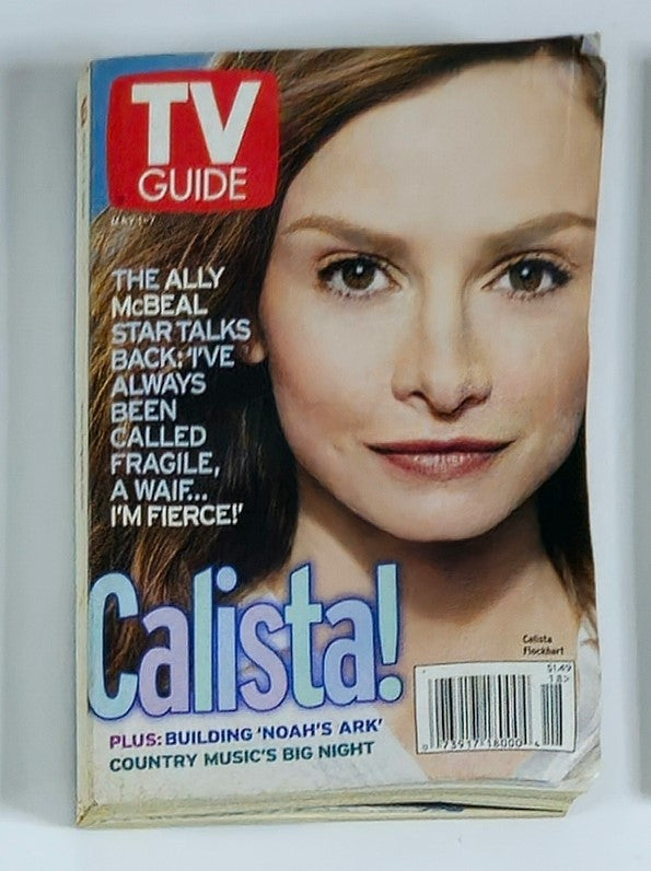 TV Guide Magazine May 1 1999 Ally McBeal Calista Flockhart NY Metro Ed. No Label