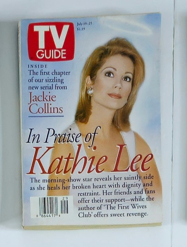 TV Guide Magazine July 19 1997 Kathie Lee, Jackie Collins NY Metro Ed. No Label