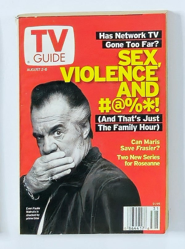 TV Guide Magazine August 2 2003 Paulie Walnuts Rochester Ed. No Label