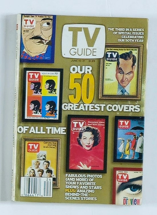 TV Guide Magazine June 15 2002 The 50 Greatest Covers Rochester Ed. No Label