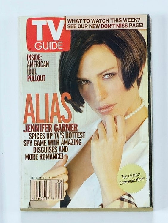 TV Guide Magazine September 21 2002 Jennifer Garner Rochester Ed. No Label