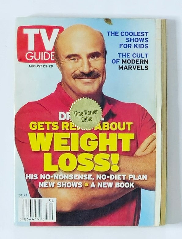 TV Guide Magazine August 23 2003 Dr. Phil McGraw Rochester Ed. No Label