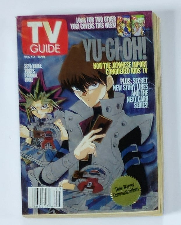 TV Guide Magazine February 1 2003 Yu-Gi-Oh! Rochester Ed. No Label