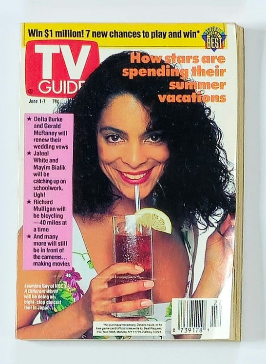 TV Guide Magazine June 1 1991 Jasmine Guy of A Different World NY Metro Ed.